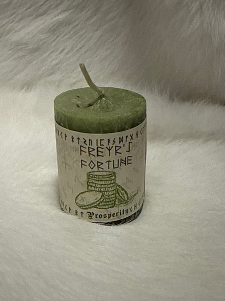 Freyr's Fortune Votive Candle