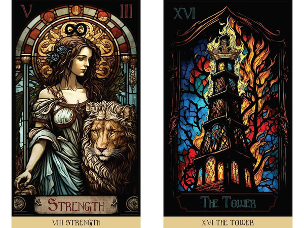 The Stained Glass Tarot: An Illuminated Journey through the Cards