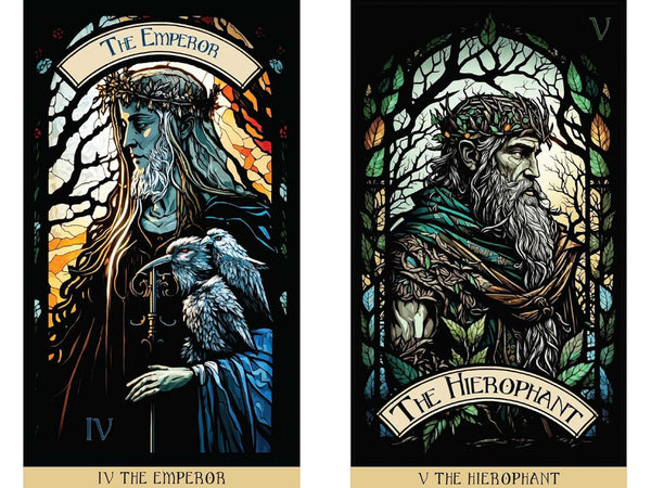 The Stained Glass Tarot: An Illuminated Journey through the Cards