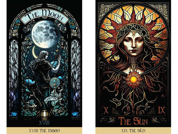 The Stained Glass Tarot: An Illuminated Journey through the Cards