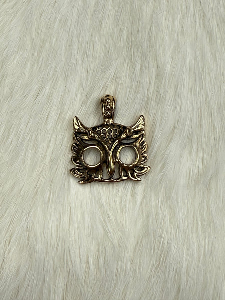 Owl Pendant - Bronze