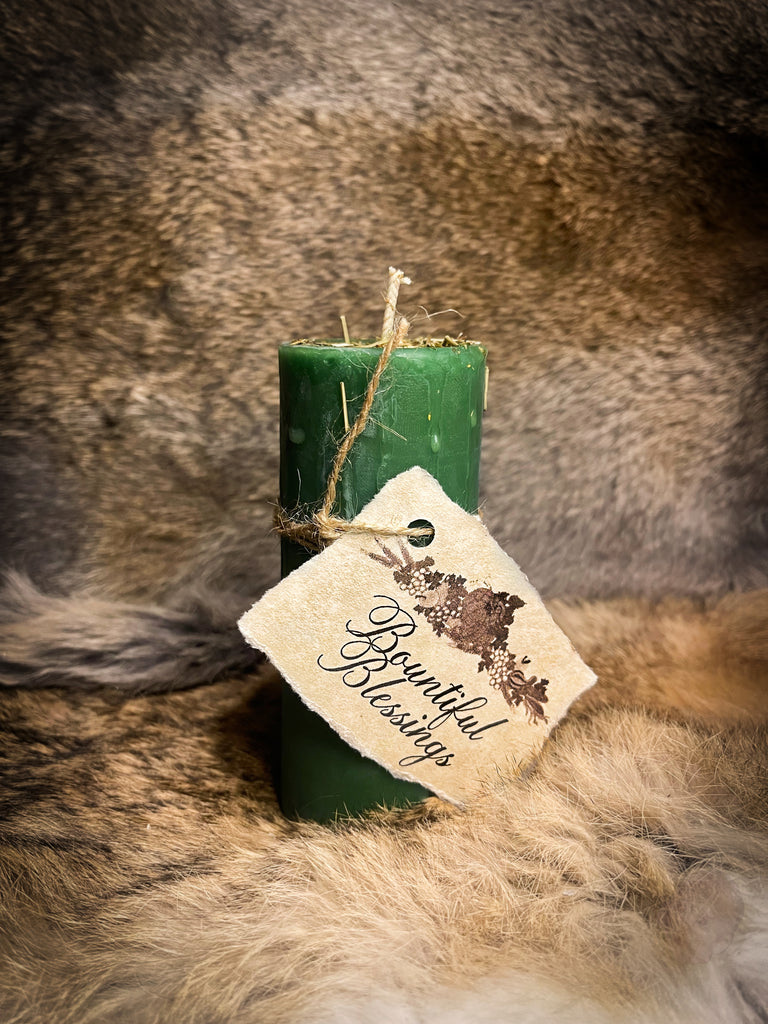 100% Beeswax Candle - Bountiful Blessings