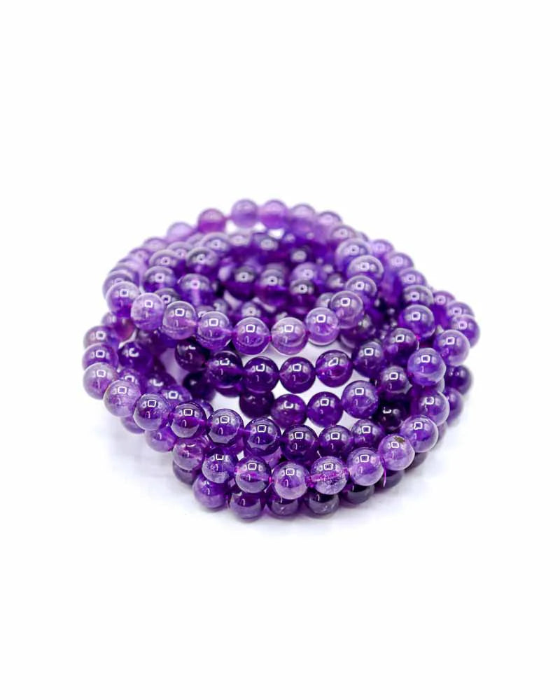Amethyst Bracelet - 8mm