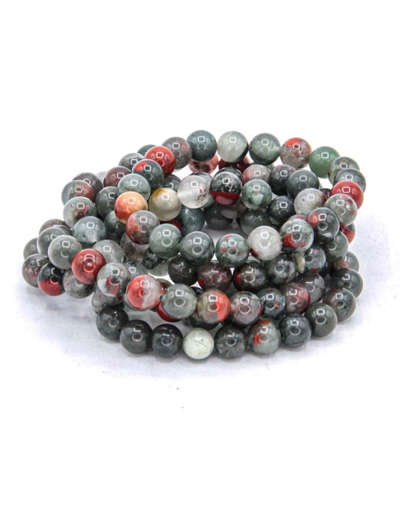 Bloodstone Bracelet - 8mm