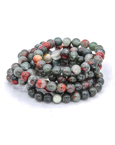 Bloodstone Bracelet - 8mm