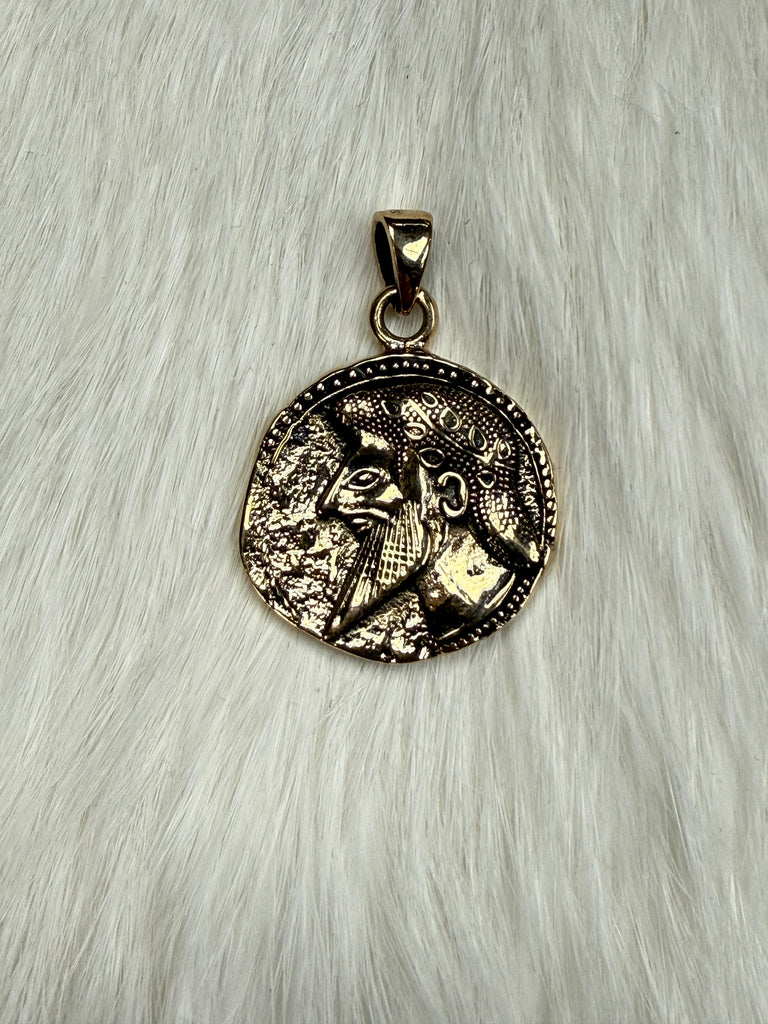 Dionysus Pendant - Bronze