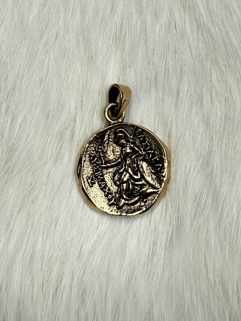 Athena Pendant - Bronze