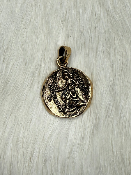 Athena Pendant - Bronze