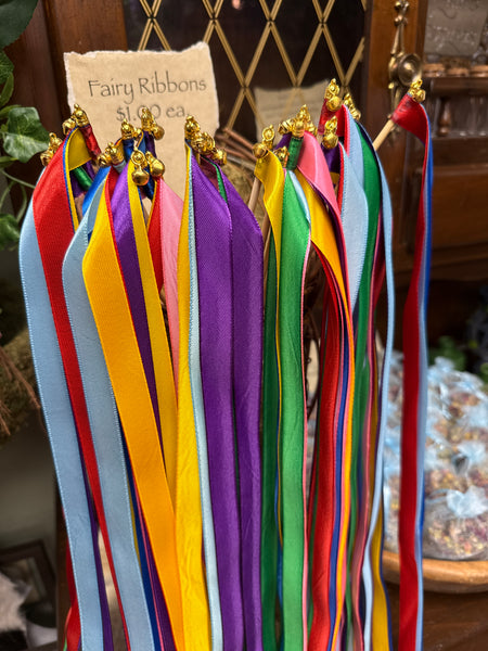 Fairy Ribbon Wands with Bells