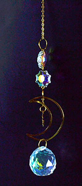 Crescent Moon Suncatcher