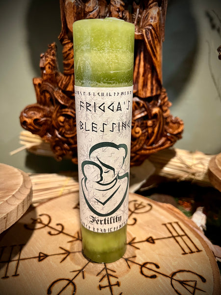 Frigga’s Blessing Fertility Pillar Candle