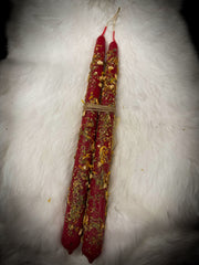 100% Beeswax Taper - Passion