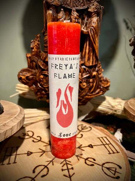 Freya's Flame Pillar Candle