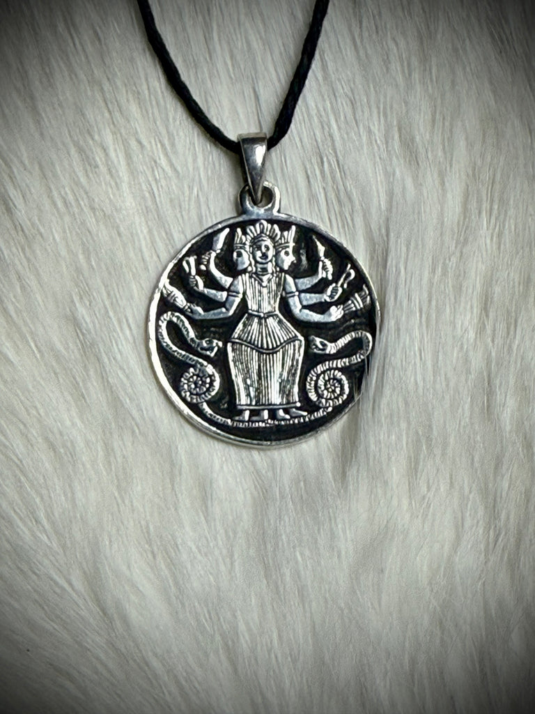 Hekate Triple Goddess Pendant Necklace