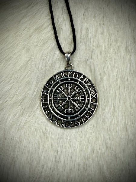 Norse Vegvisir (Compass) Pendant Necklace