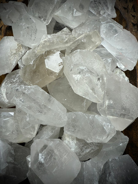 Large Crystal Quartz Points