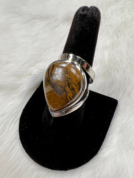 Sterling Silver and Tiger's Eye Ring