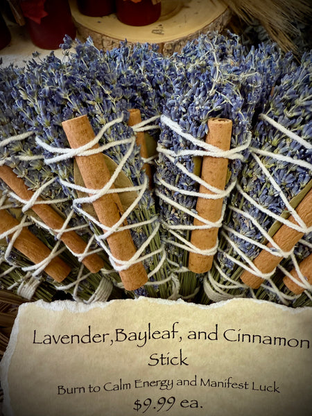 Lavender, Bayleaf and Cinnamon Stick