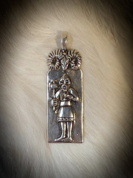 Sterling Silver Thor Pendant