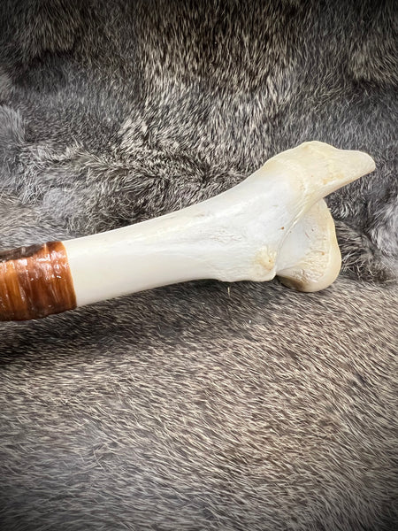 Deer Bone Athame with Obsidian Blade (Religious Ceremonial Item)