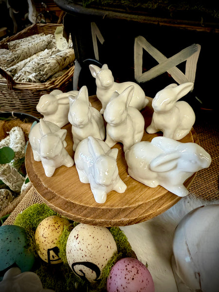 Small Ceramic Bunny - Ostara (1 piece)