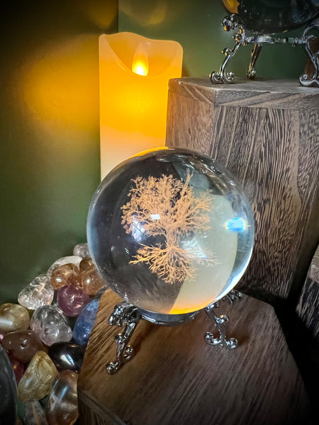 Yggdrasil/World Tree Crystal Ball with Stand