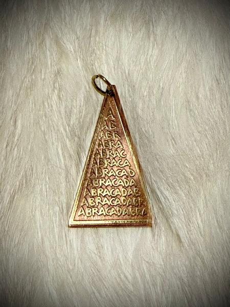 Abracadabra Triangle Charm For Unexpected Good Fortune
