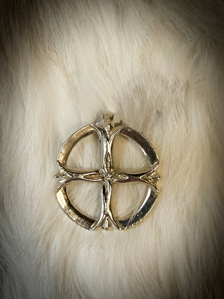 Sterling Silver Odin's Cross Pendant
