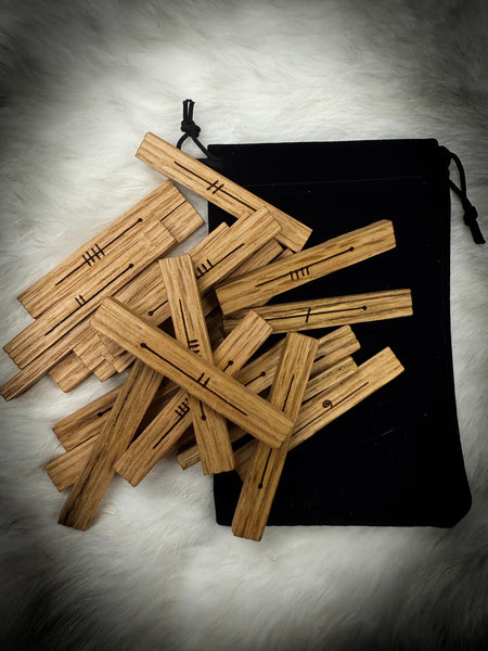 Celtic Ogham Staves- Oak