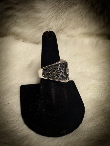 Stainless Steel Vegvisir Ring
