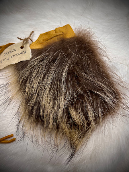 Raccoon Fur Pouch