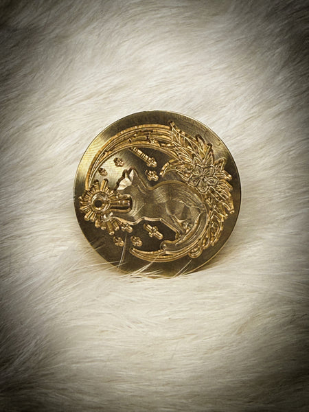 Crescent Moon Cat Seal