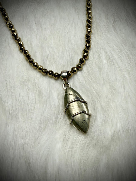 Custom Apache Gold (Pyrite) Pendant Necklace