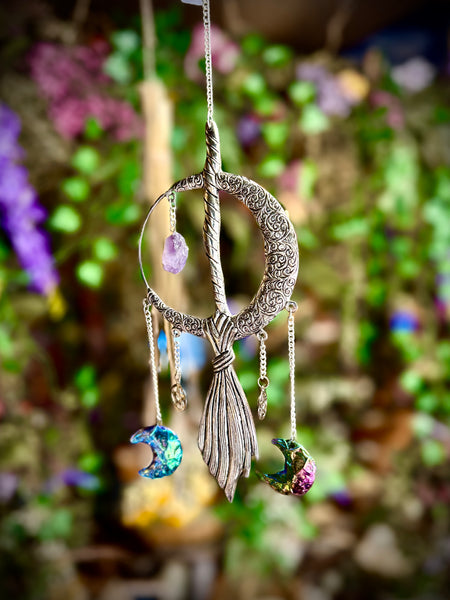 Moon and Broom Charm