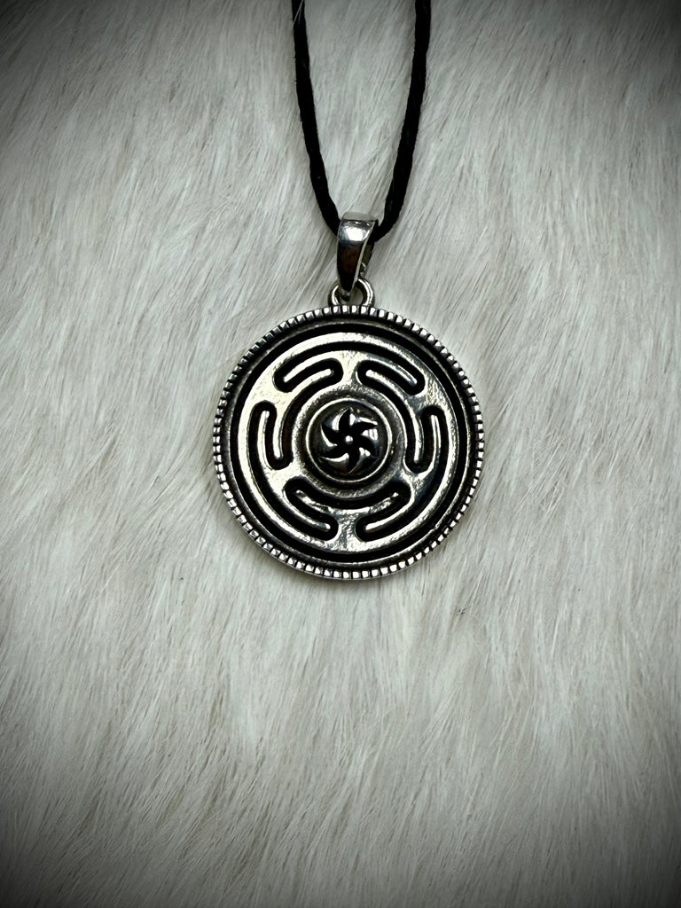 Hecate’s Wheel Pendant Necklace