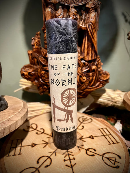 Fate of the Norns Pillar Candle