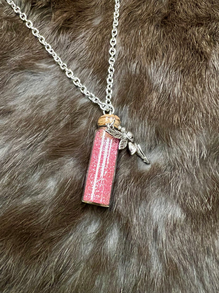 Glitter Bottle Necklace