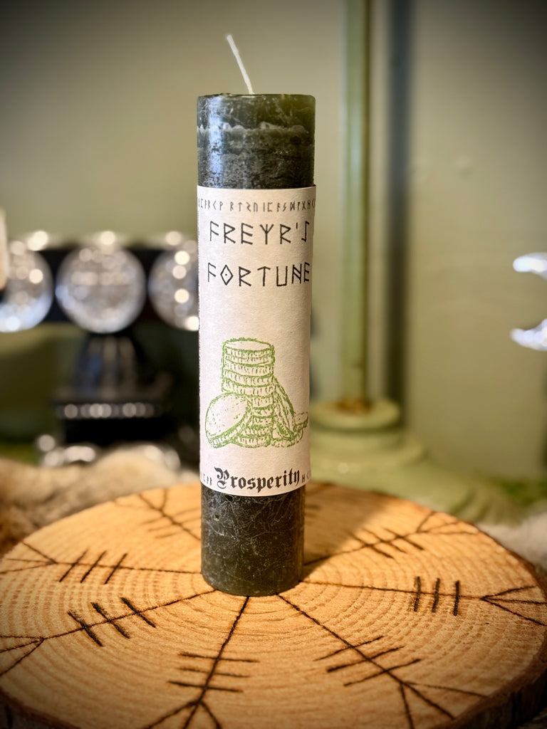 Freyr's Fortune Pillar Candle