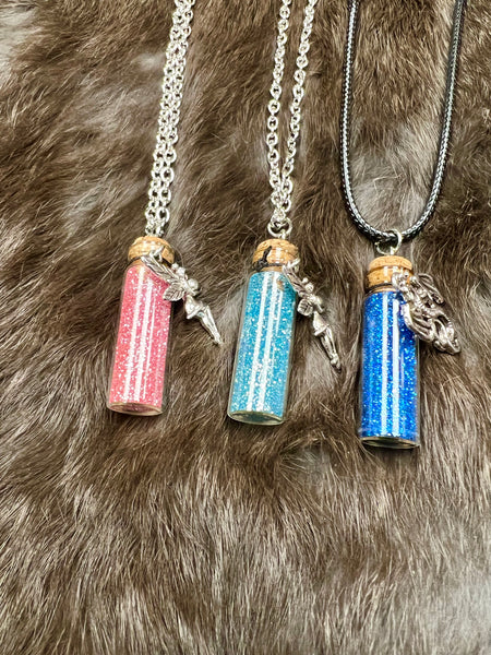 Glitter Bottle Necklace