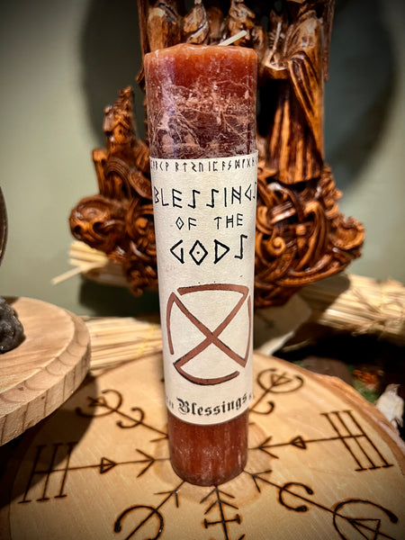 Blessings of the Gods Pillar Candle