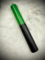 Financial Security Candle - Green and Black