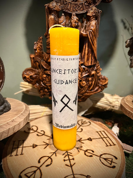 Ancestor's Guidance Pillar Candle