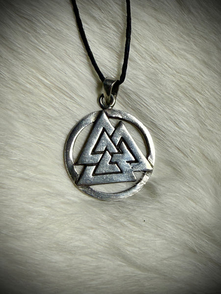 Norse Valknut Pendant Necklace