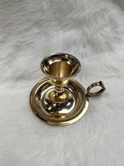 Brass Chamberstick Taper Candle Holder
