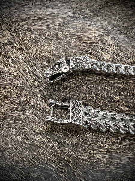 Stainless Steel Jormungandr Bracelet