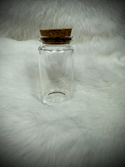 Clear Spell Bottle with Cork