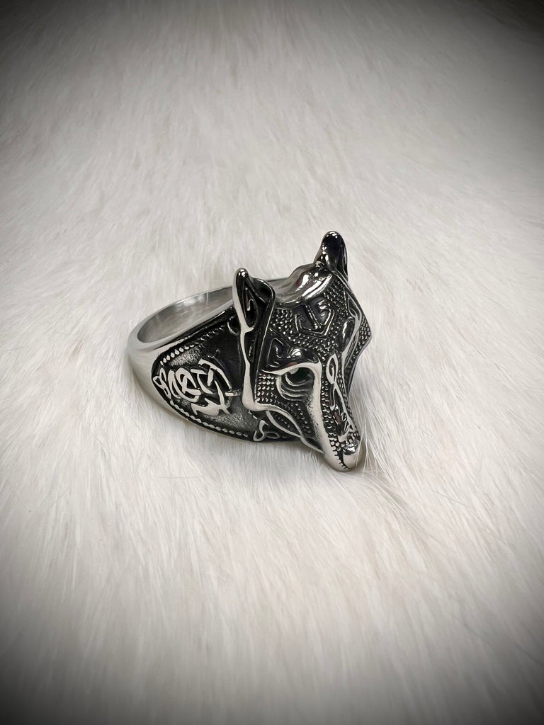 Nordic Wolf Ring