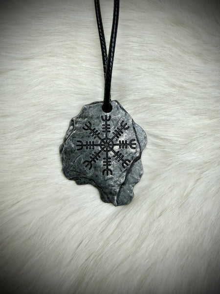 Iron Helm of Awe Pendant