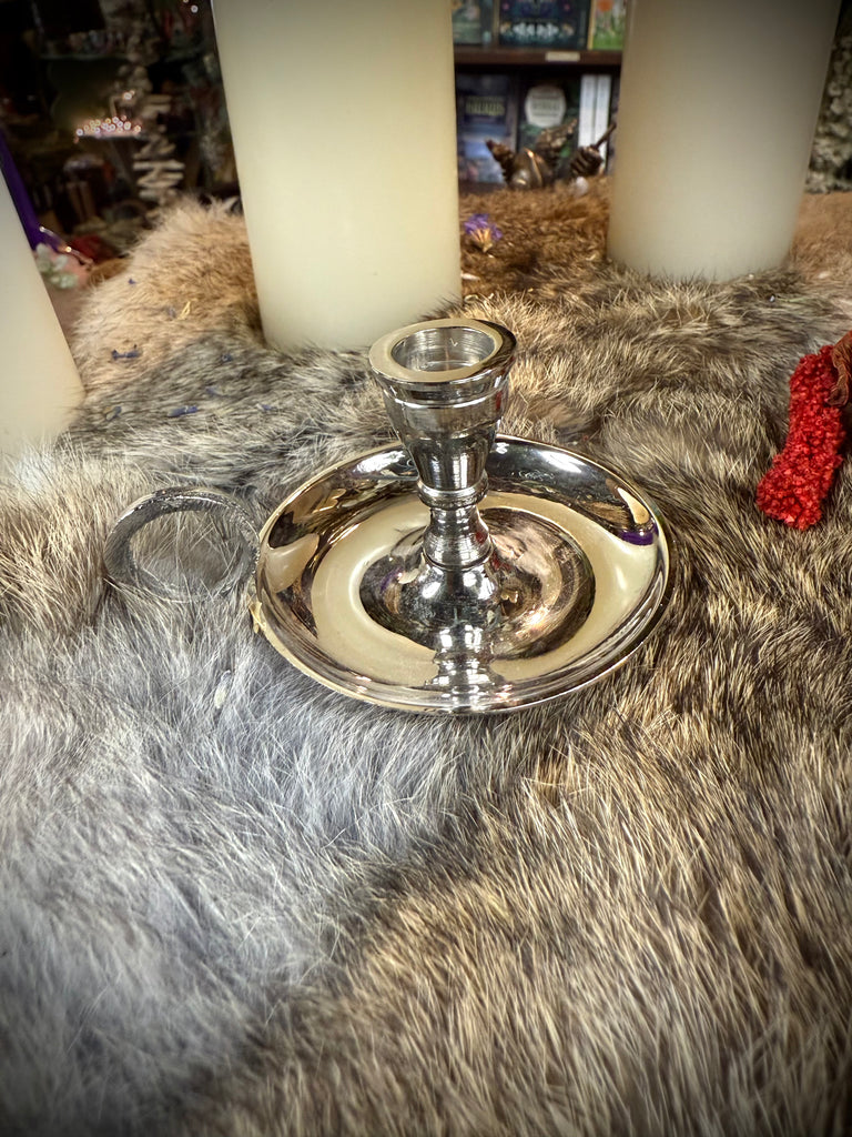 Metal Chime Candle Holder