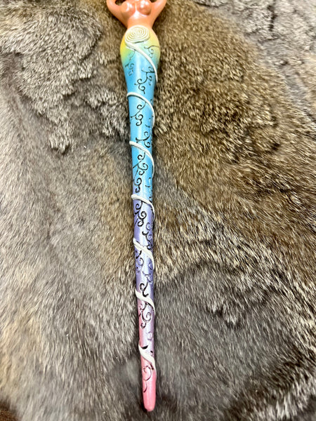 Children’s Spiral Goddess Wand